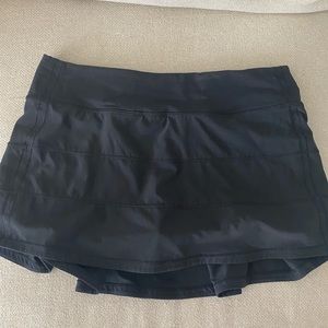 Black lululemon tennis skirt